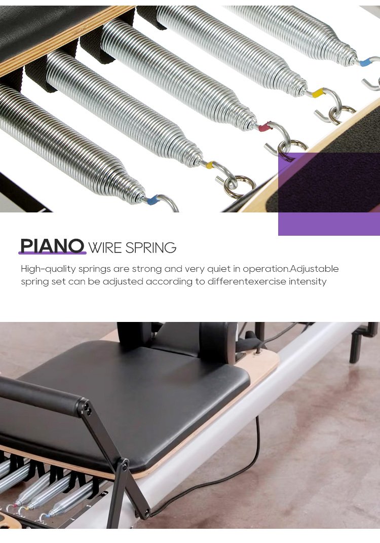 Reformer Machine Components Premium Pilates Reformer Machine for Sale with Built-in Resistance ...